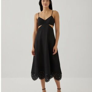 Love Bonito Azela Padded Cut Out Flare Dress